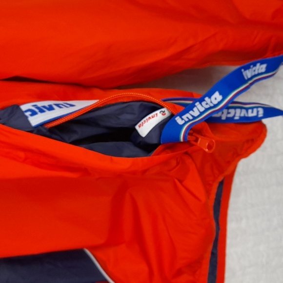 Invicta Windbreaker Hoodie Jacket XXL Orange #57 - Picture 8 of 10